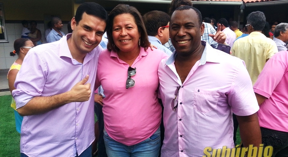 Vereador Leo Prates, Maura Vieira e Arnaldo Anselmo