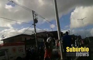 Motorista atropela três pessoas em Lobato