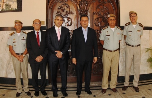 Foto: Manu Dias/GOVBA Comando da Polícia Militar da Bahia apresenta os resultados das blitzes ao governador Rui Costa