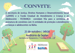 Governo assina convênio com entidades de proteção à criança e ao adolescente