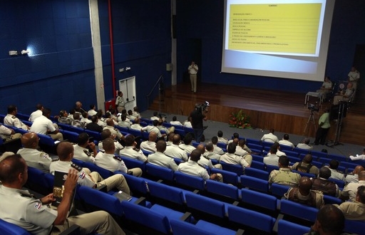 PMBA realiza encontro Interestadual de Especialistas em Técnicas de Abordagem Policial. Foto: Carla Ornelas/GOVBA