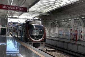 Metrô de Salvador: estação Bonocô.   Fotos: Pedro Moraes/GOVBA