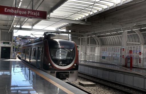 Metrô de Salvador: estação Bonocô.   Fotos: Pedro Moraes/GOVBA