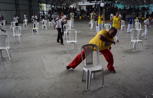 Capoeira integra competições esportivas no 4º Encontro Estudantil da Rede Estadual