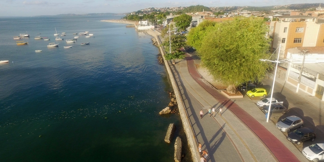 Nova orla da Ribeira - Foto; Valter Pontes