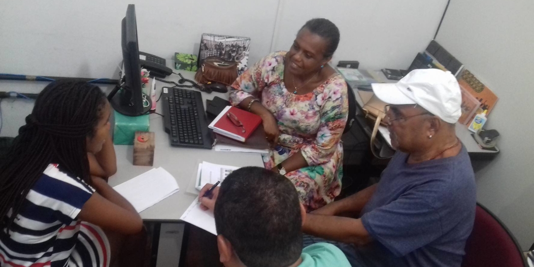 Reunião na FGM para discutir termos da oficina 4