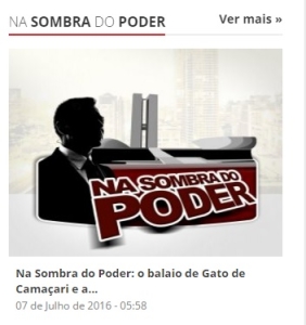 na sombra do poder