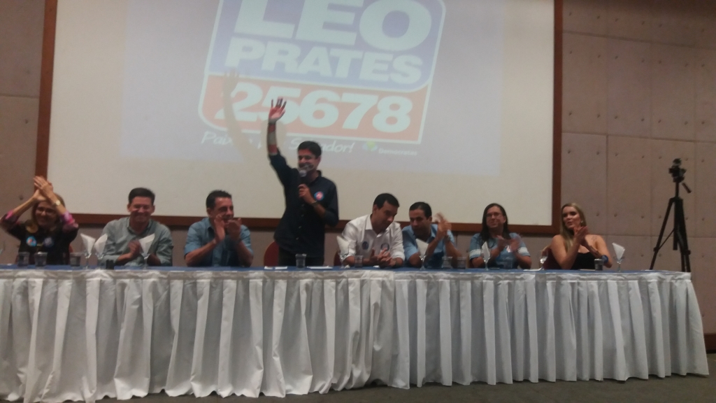 lançamento da campanha de Leo Prates