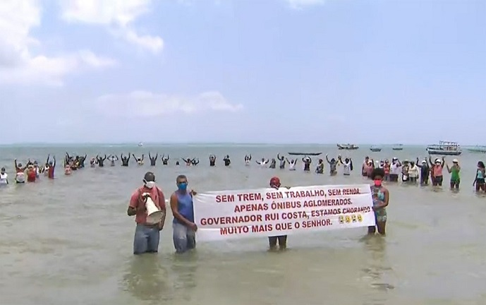 Marisqueiras e pescadores protestam e relatam dificuldades após